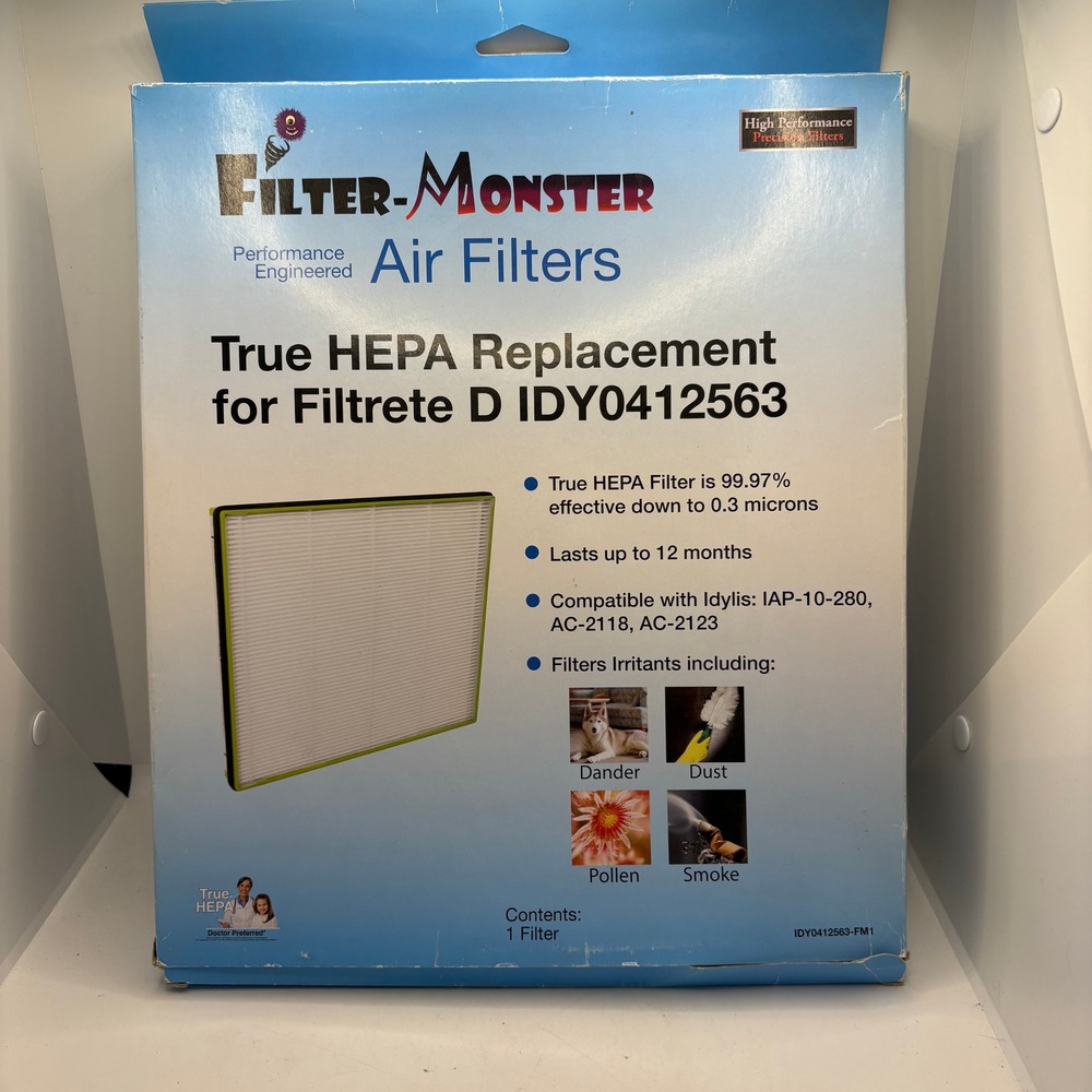 Filter Monster True HEPA Air Filter Replacement‎ for Filtrete D IDY0412563 - Picture 3 of 9